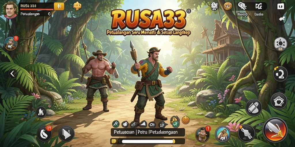 Tampilan antarmuka game RUSA33 dengan grafis yang menakjubkan.