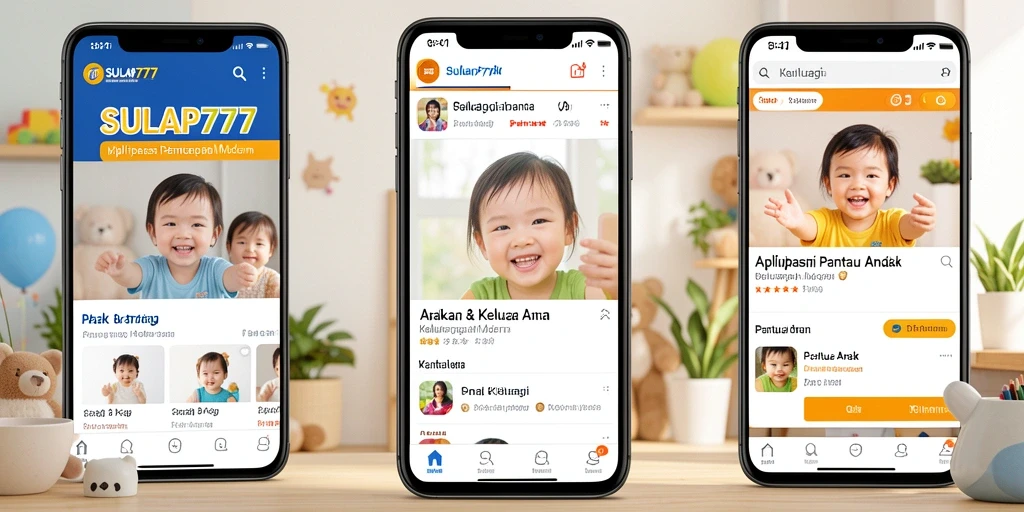 Antarmuka SULAP777 yang intuitif untuk pantau anak.