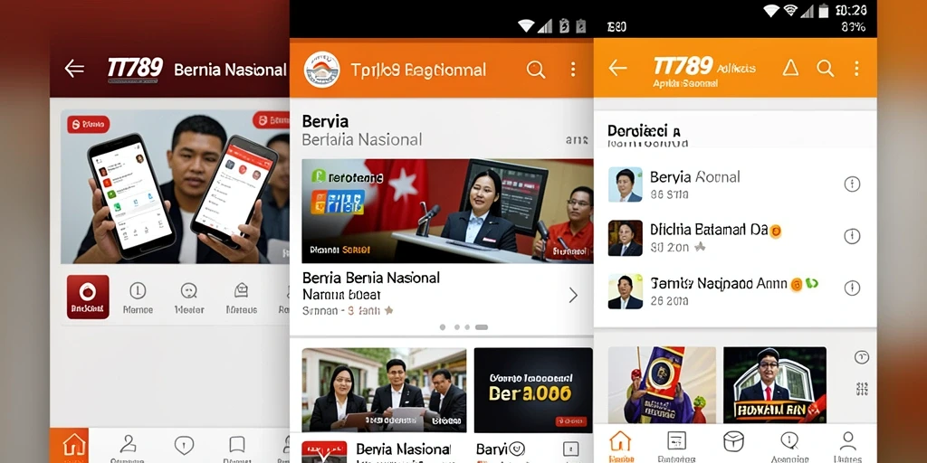 Tampilan antarmuka TT789 yang menarik dan informatif untuk berita nasional.